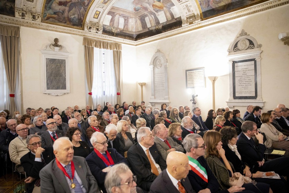 La cerimonia in sala Ulisse