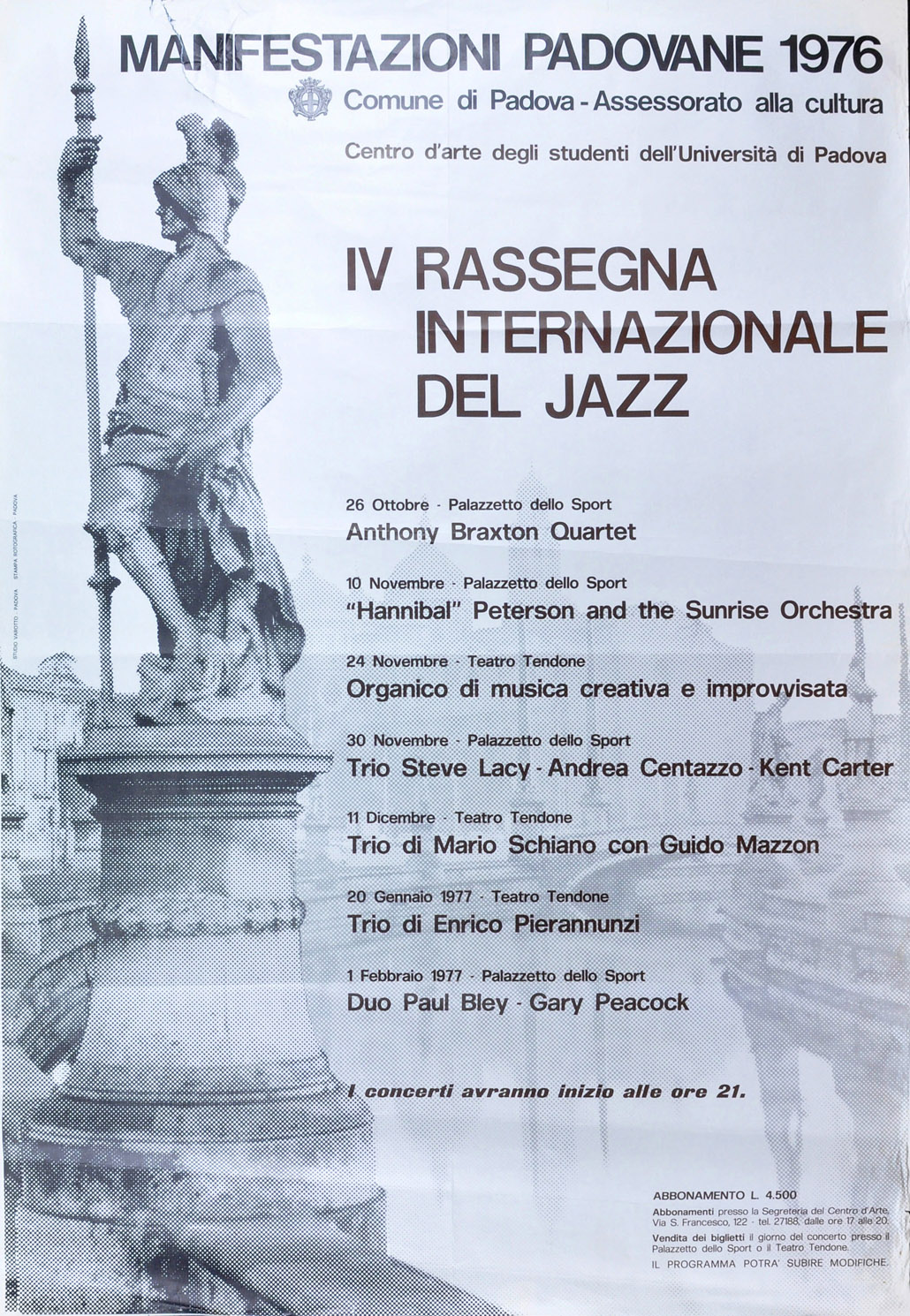 Quarta rassegna internazionale del jazz, 1976