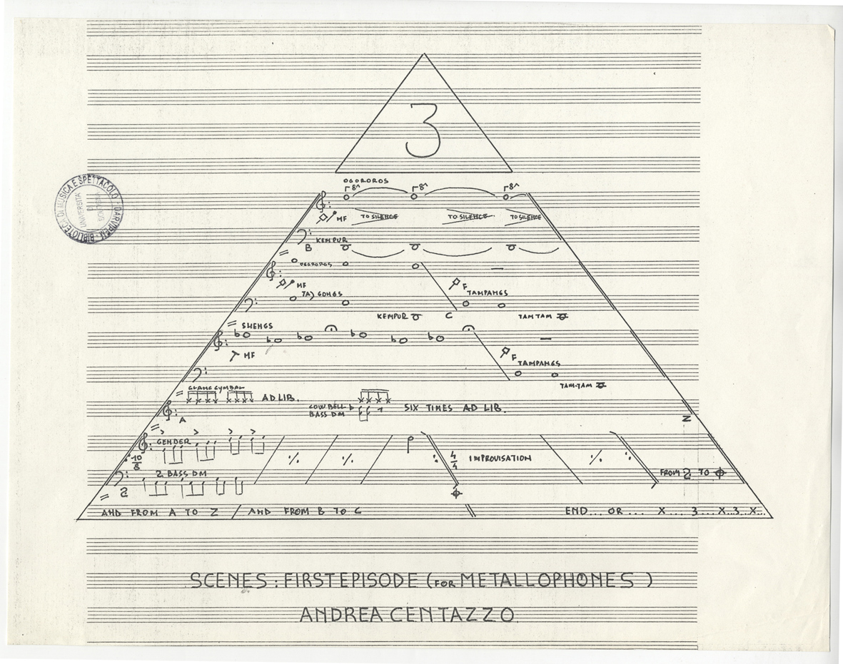 Andrea Centazzo, Scene First Episode, Indian Tapes, 1980