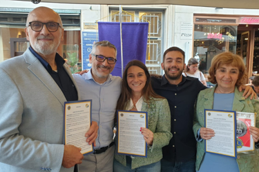 ritratto della premiazione