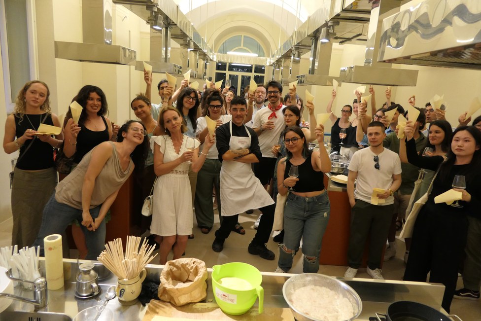Cooking show, in partnership with Gambero Rosso Academy