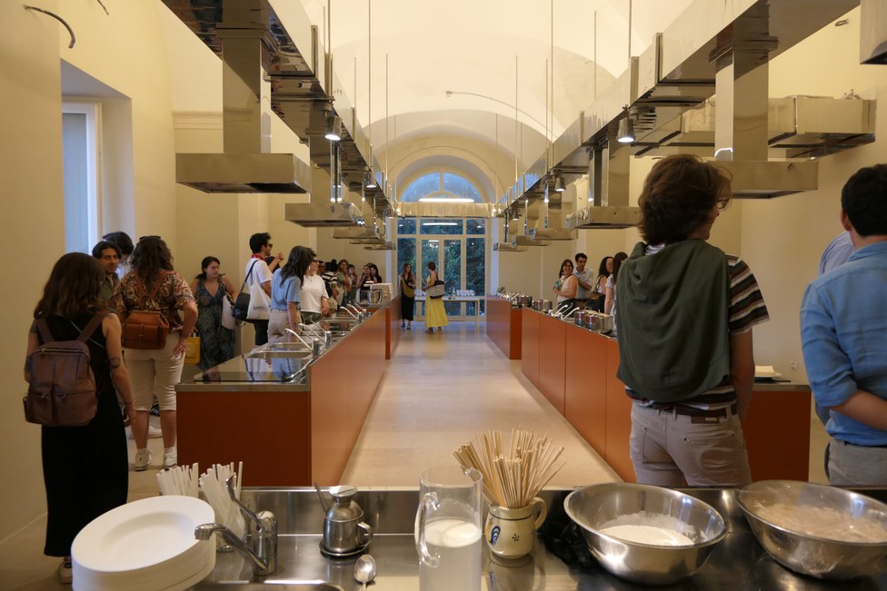 Cooking show, in partnership with Gambero Rosso Academy