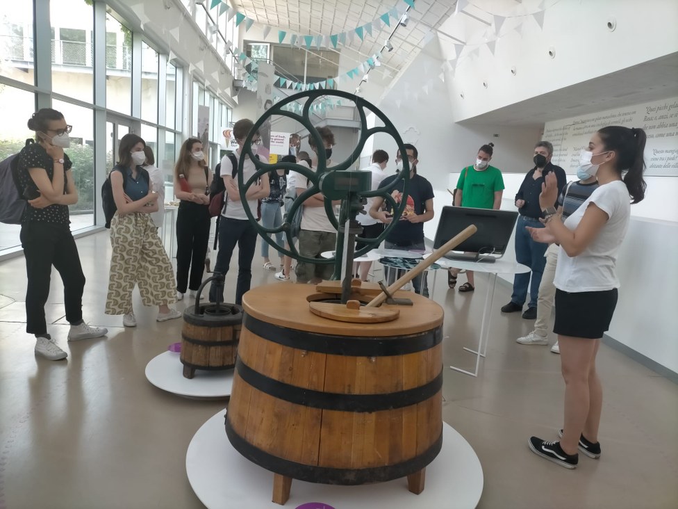Visit to gelato museum