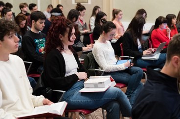 Incontro di orientamento con studenti